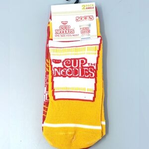 Nissan Cup Noodles 2-Pack Novelty Socks